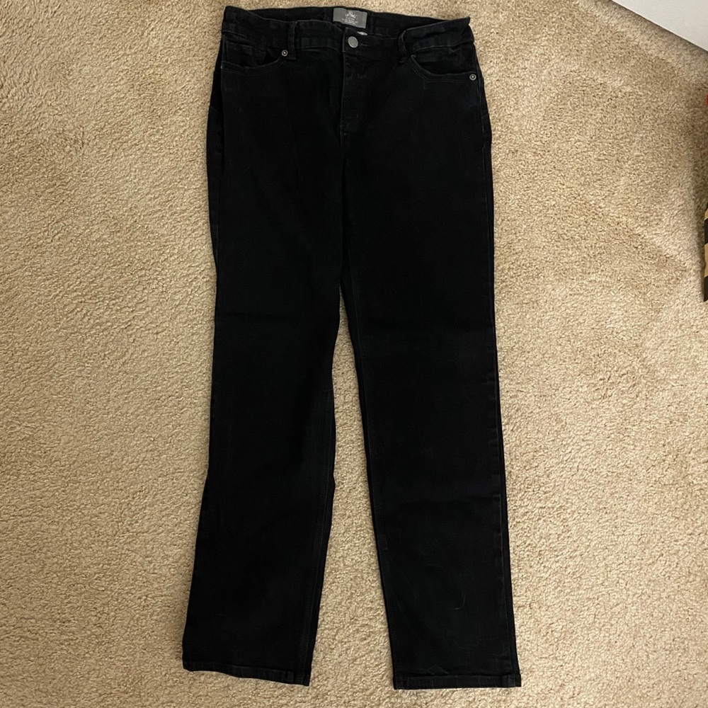 Chico’s So Slimming Straight Leg Women’s Sz 2 Blk